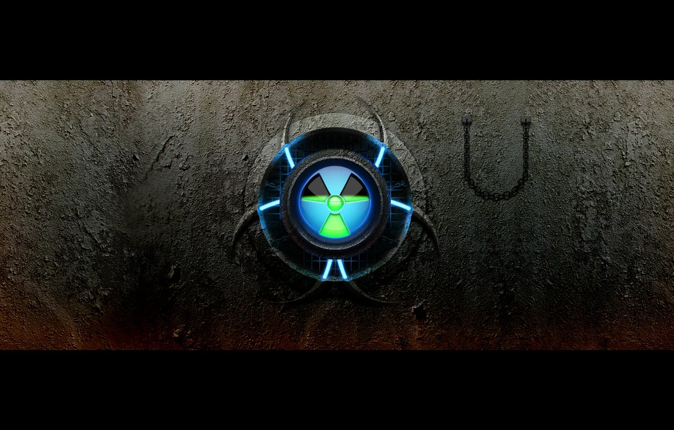 Фото обои знак, радиация, Radioactive