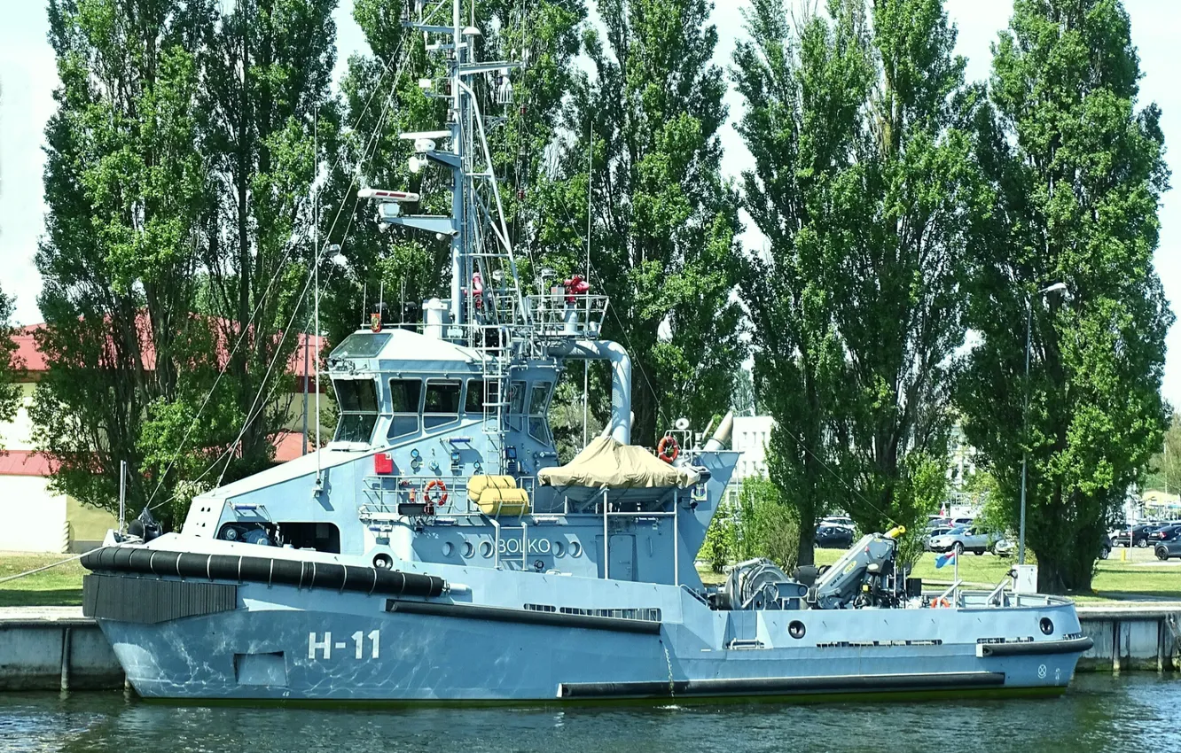 Фото обои буксир, Польша, ORP Bolko