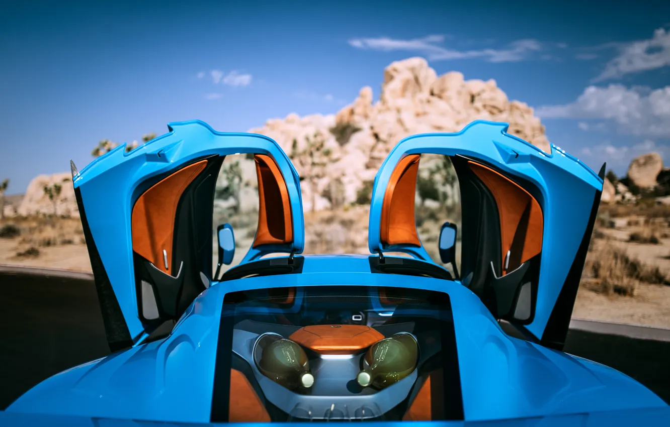 Фото обои Rimac, rear view, Concept Two, Rimac C_Two