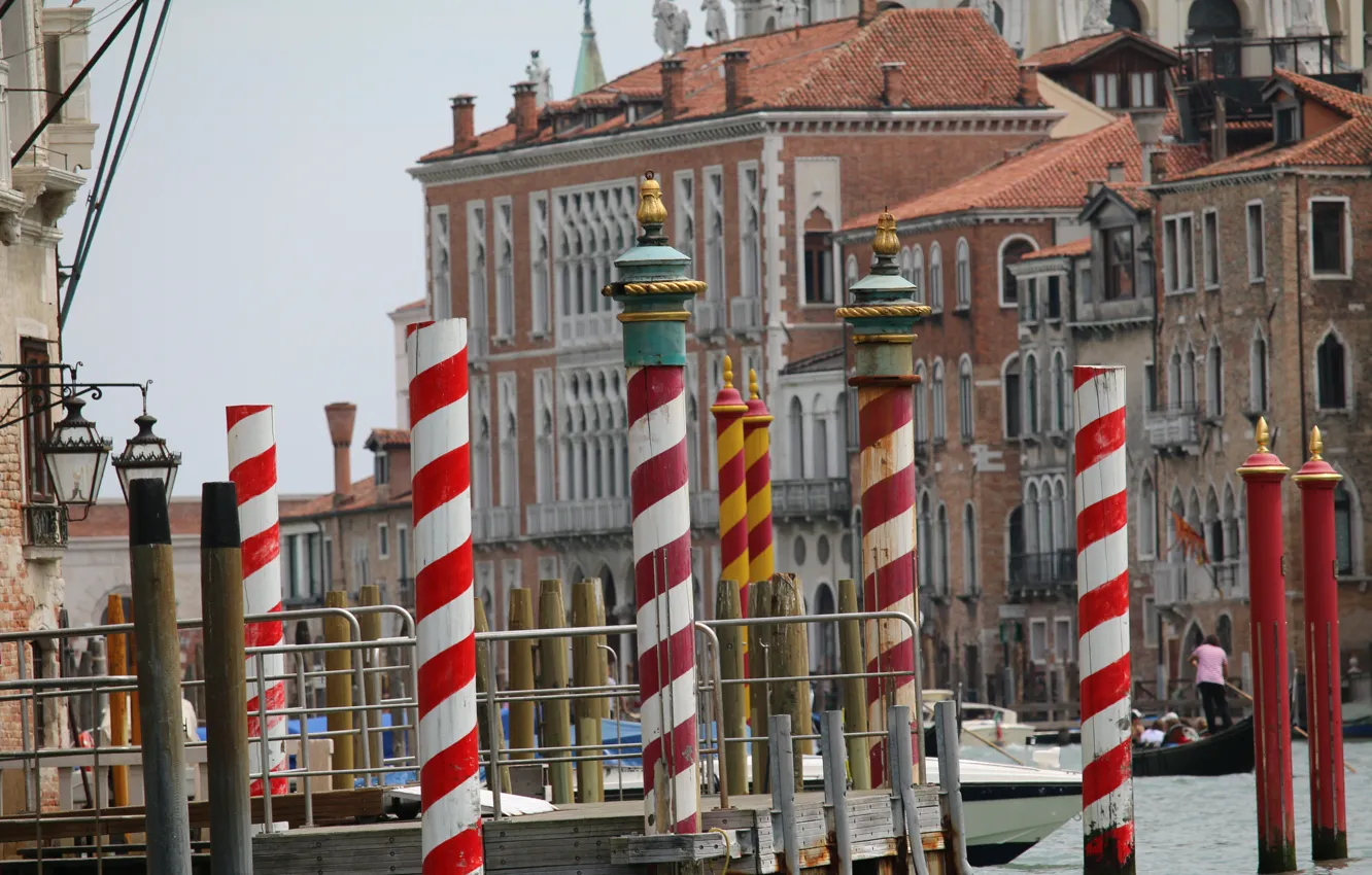 Фото обои здания, Италия, Венеция, Italy, Venice, Italia, Venezia, Grand Canal