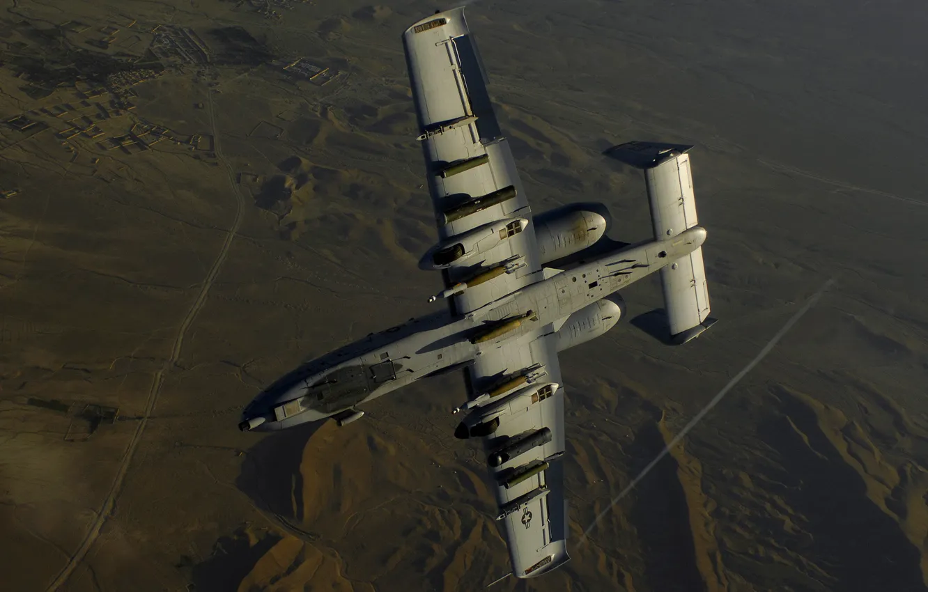 Фото обои самолет, USA, бомбардировщик, А-10, Тандерболт 2