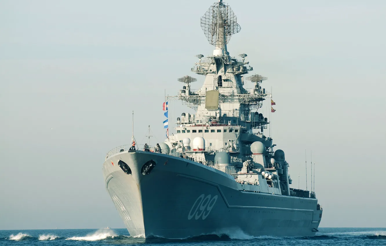 Фото обои Крейсер, ВМФ России, Проект 1144