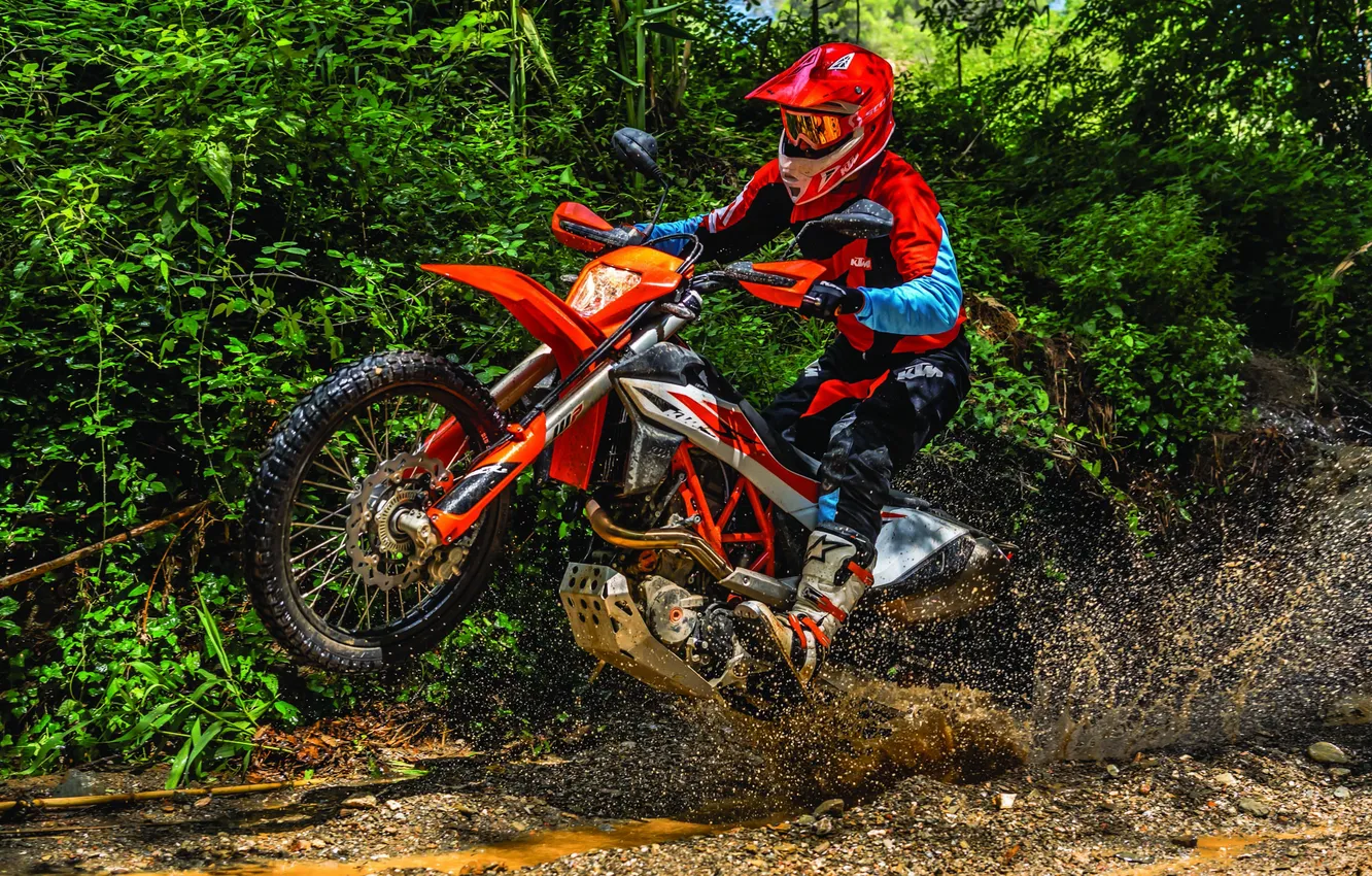 Фото обои KTM, 690, 2019, Enduro