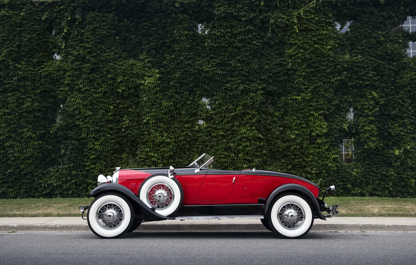 Фото обои Ретро, Машина, Кабриолет, Автомобиль, Speedster, 1929, Boattail, Auburn