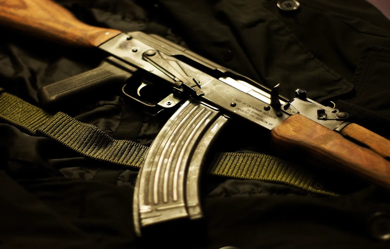 Фото обои оружие, Автомат Калашникова