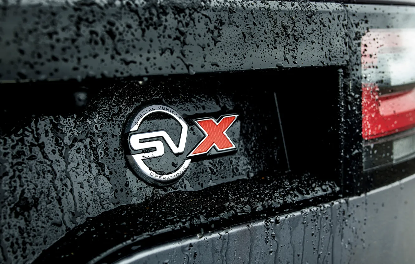 Фото обои эмблема, Land Rover, Discovery, 4x4, 2017, V8, SVX, 525 л.с.