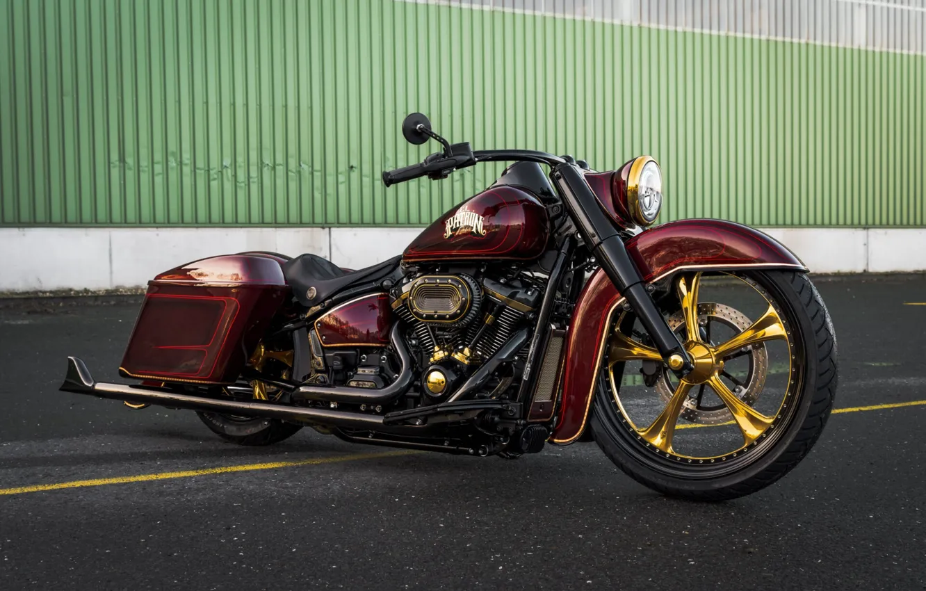 Фото обои Harley Davidson, Tuning, Softail, Bikes, Heritage, Customized, Thunderbike, El Patron