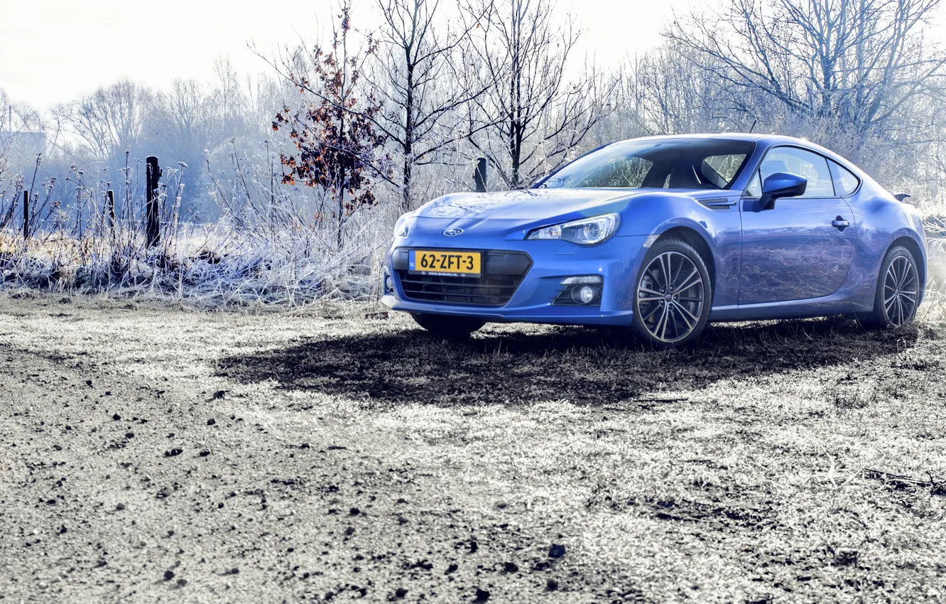 Фото обои Subaru, Blue, BRZ, Photoshoot