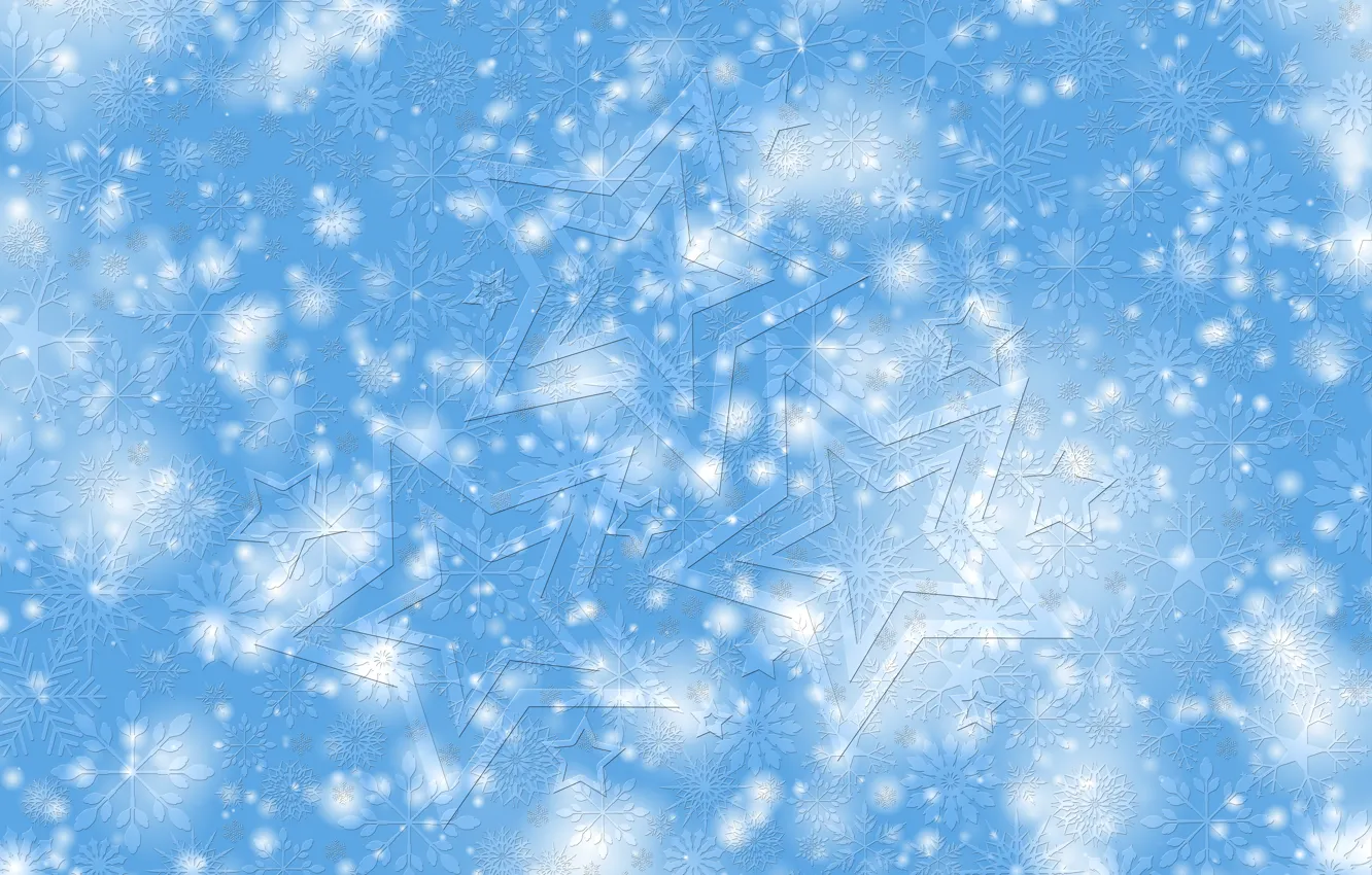 Фото обои зима, звезды, снег, снежинки, узор, звезда, текстура, Рождество