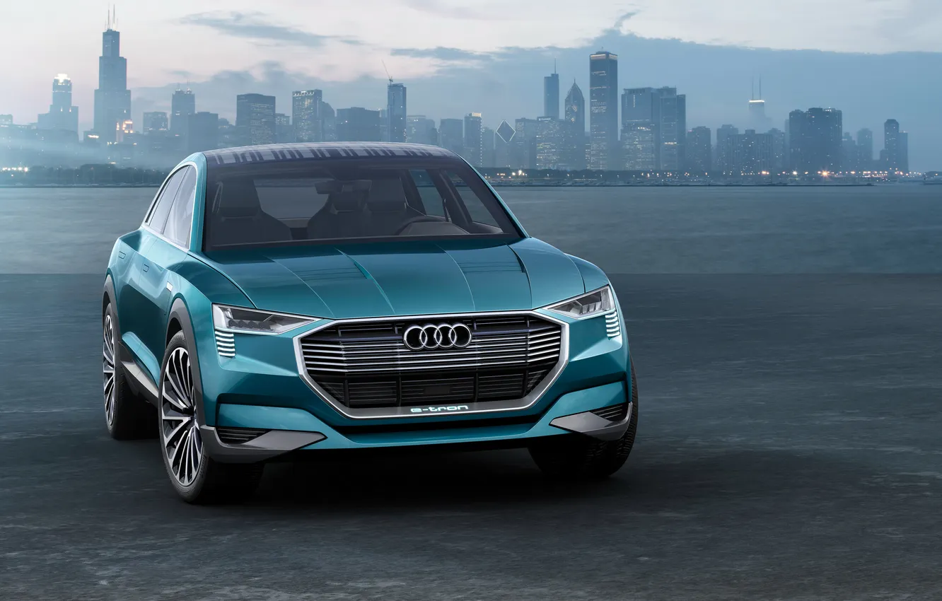Фото обои Audi, ауди, концепт, e-tron, quattro, 2015, concpt