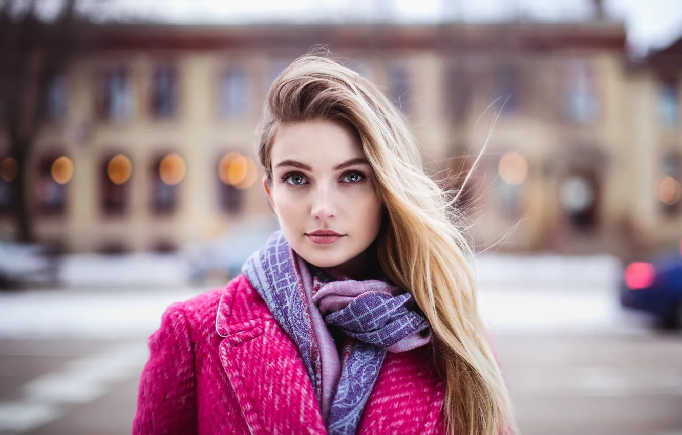 Фото обои взгляд, девушка, лицо, фон, волосы, красавица