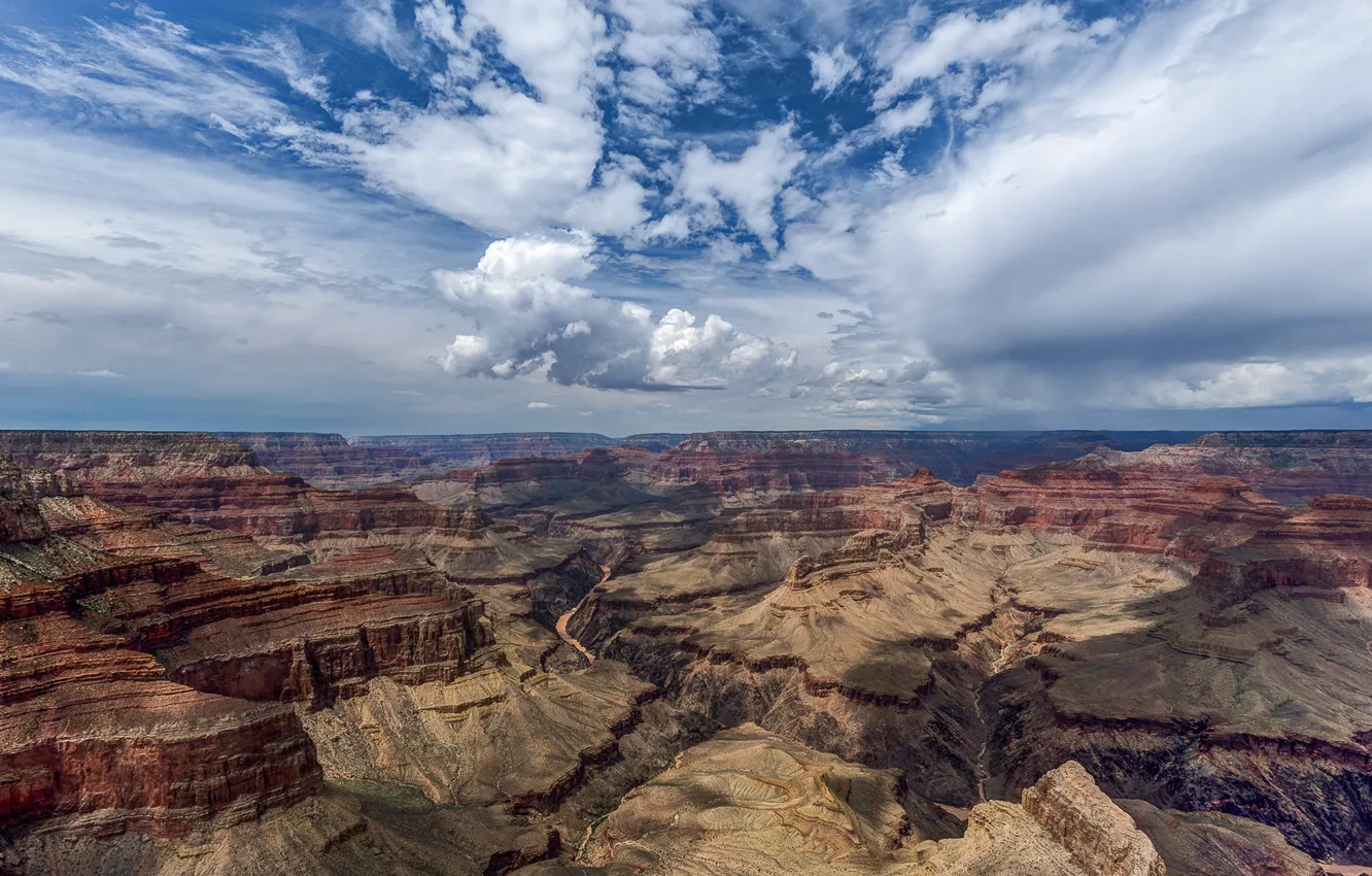 Фото обои rock, cloud, usa, arizona, grand canyon