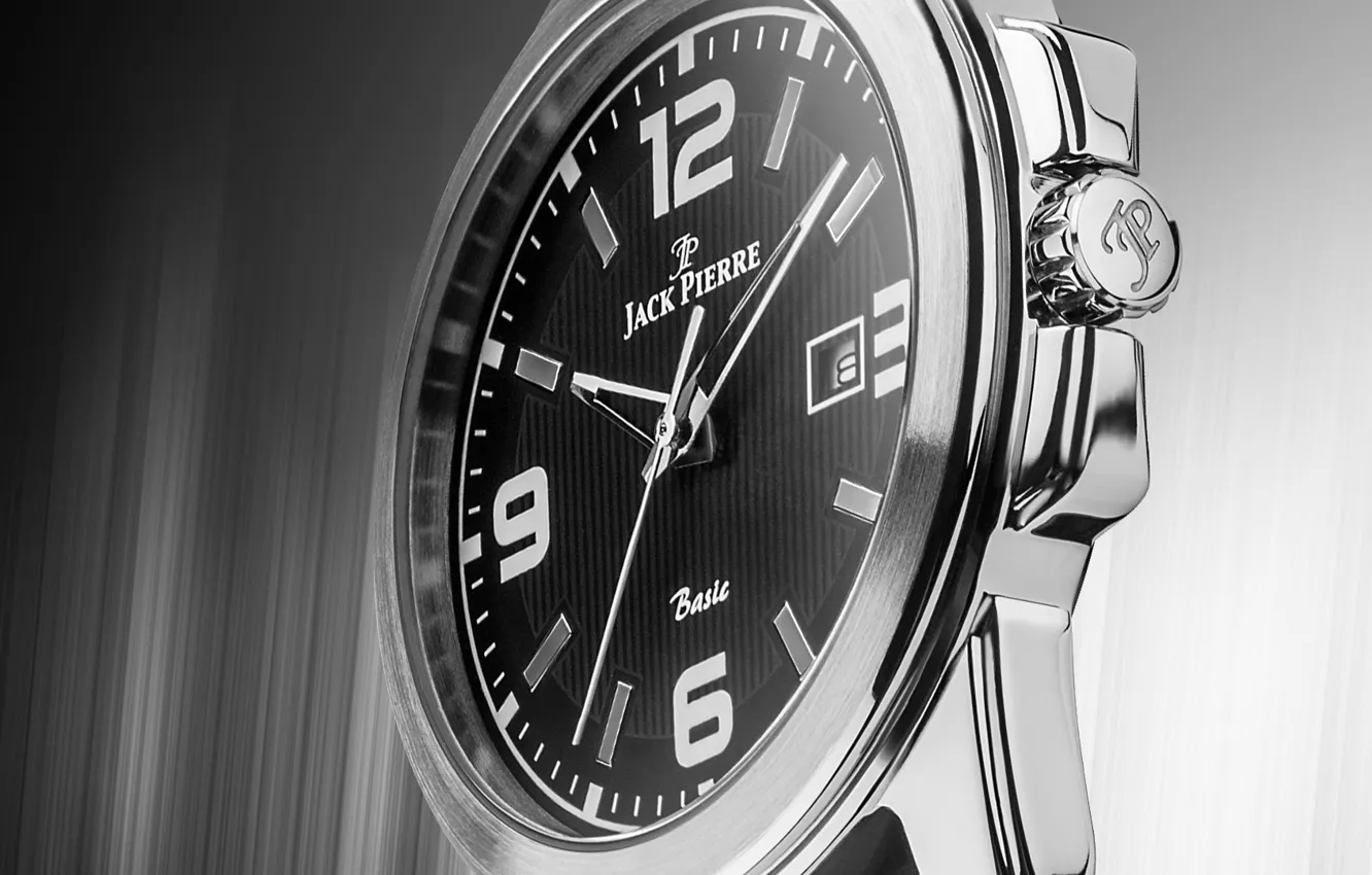 Фото обои metal, black, watch, Jack Pierre