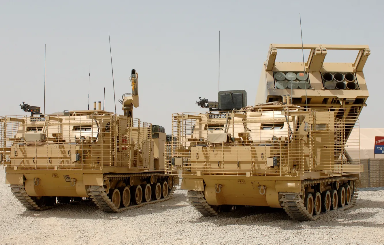 Фото обои gun, weapon, machine gun, heavy weapon, MLRS, M270, M270 Multiple Launch Rocket System, US Amy