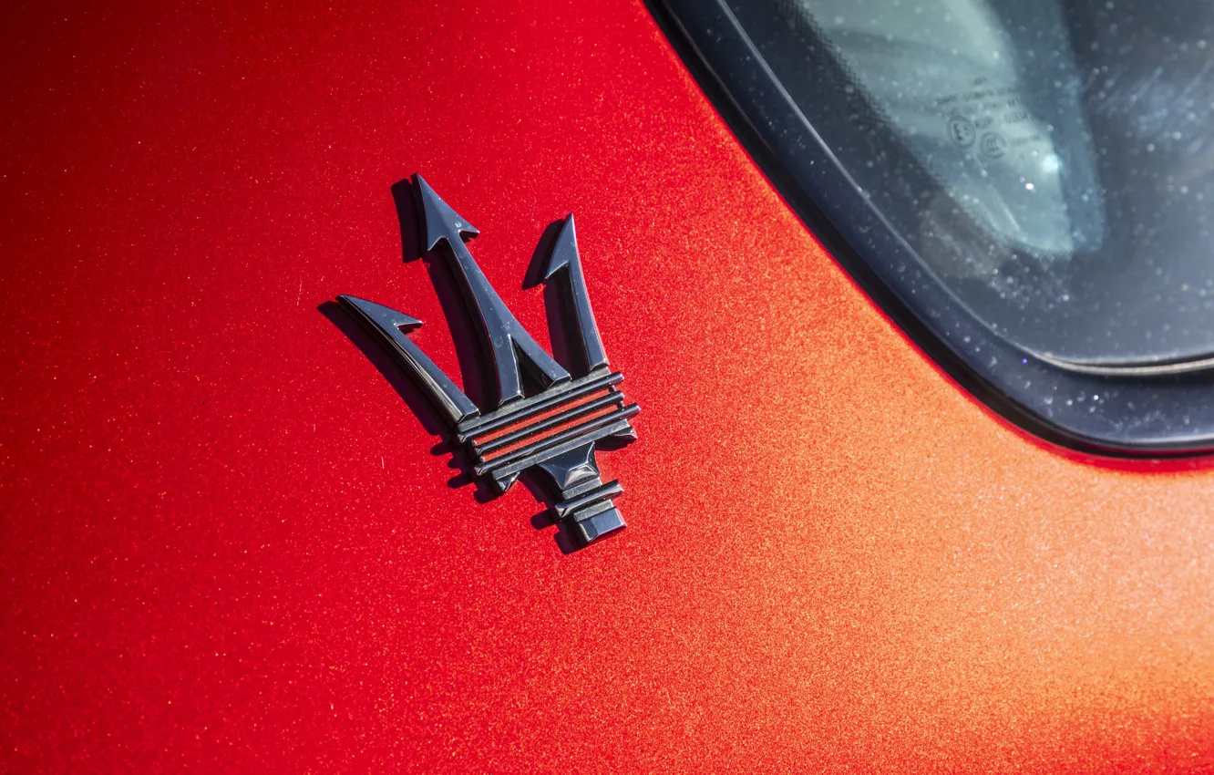 Фото обои Maserati, Quattroporte, logo, Maserati Quattroporte Trofeo