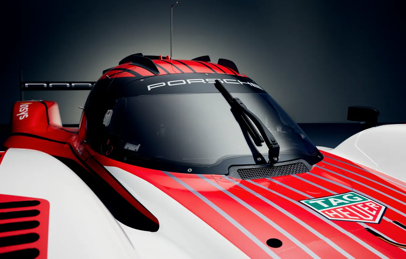 Фото обои Porsche, close-up, 963, LMDh, Porsche 963