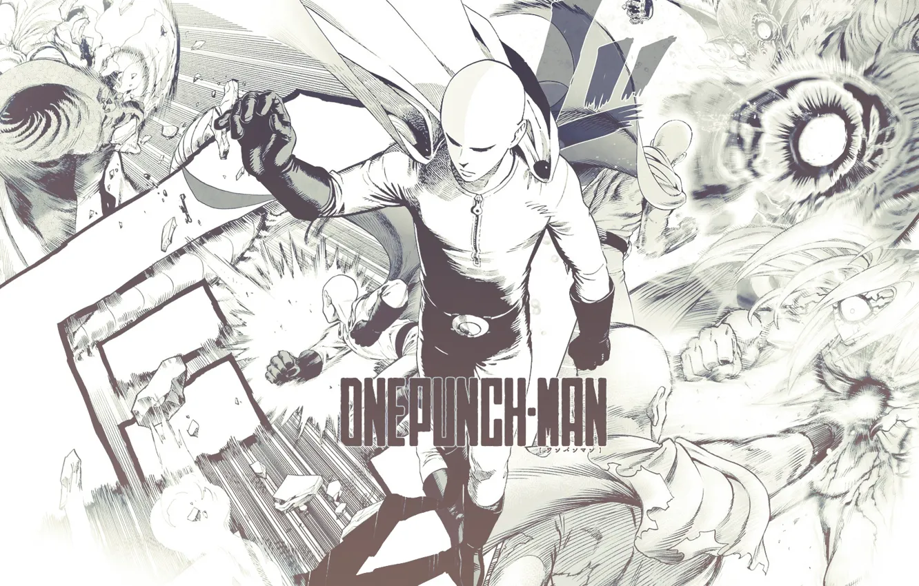 Фото обои аниме, манга, One-Punch Man, сайтама