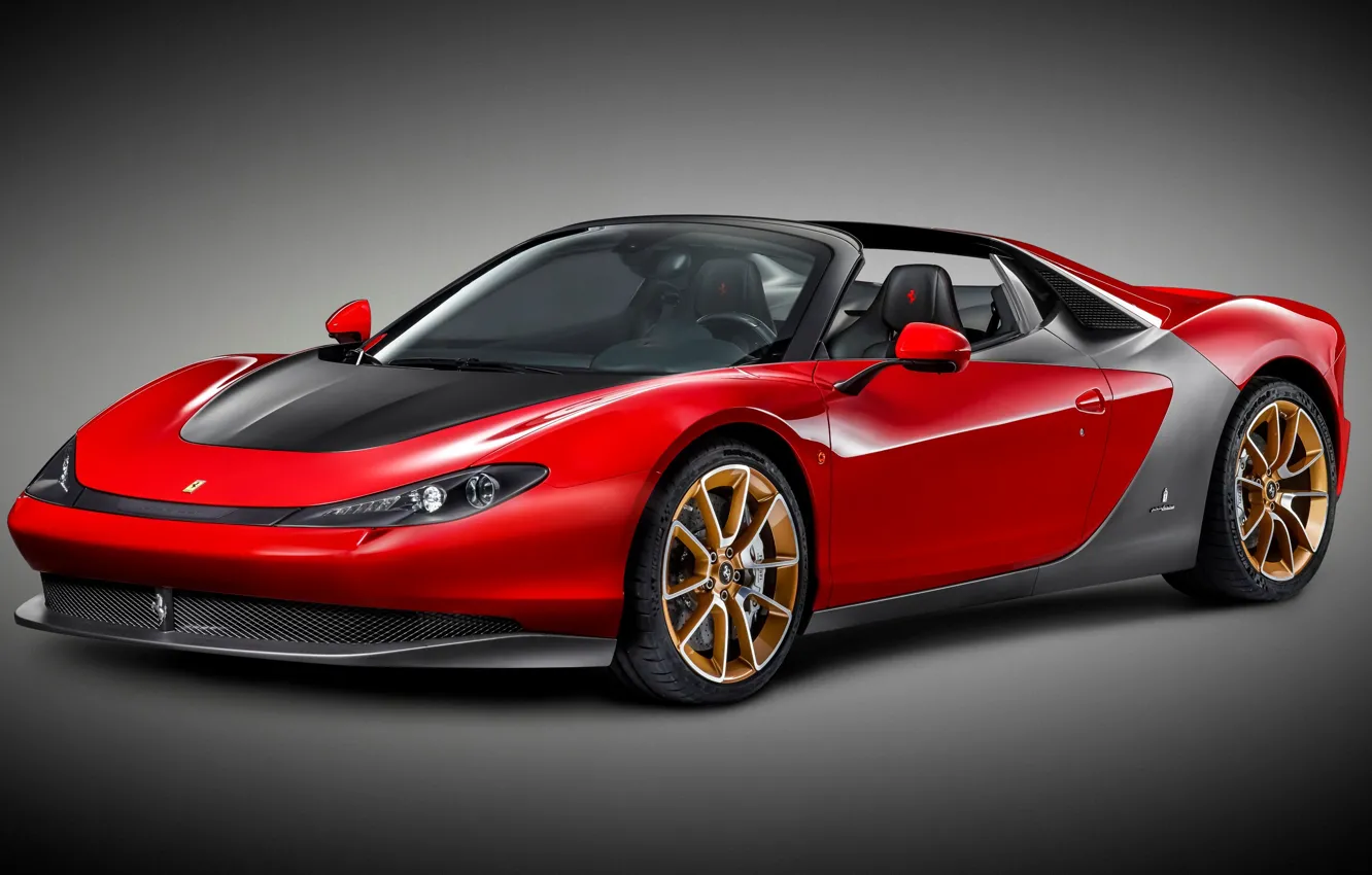 Фото обои Concept, фон, концепт, Ferrari, суперкар, феррари, Sergio, серджио