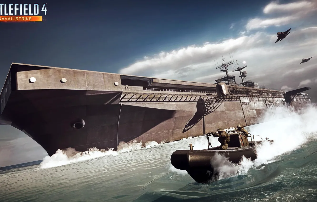 Фото обои катер, Electronic Arts, Battlefield 4, naval strike