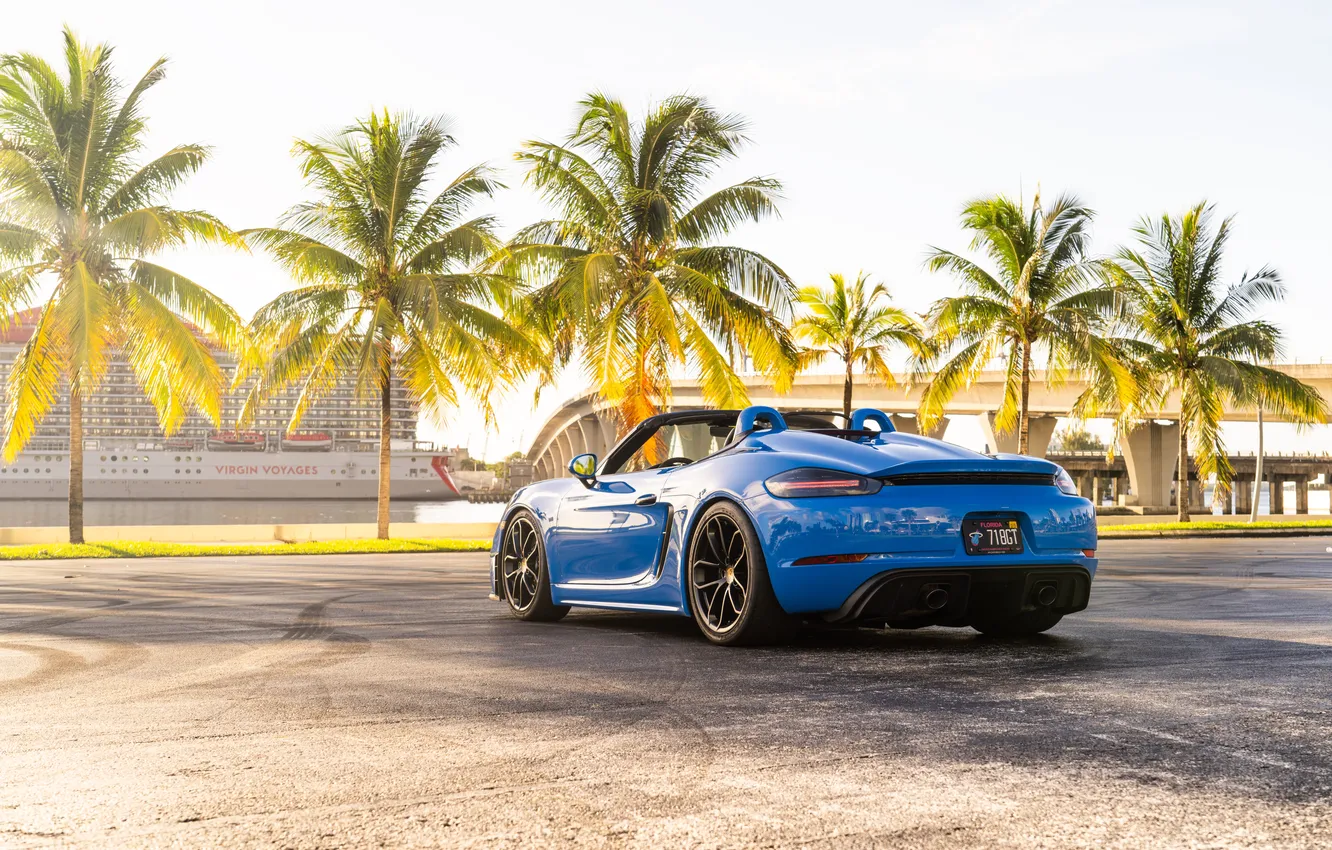 Фото обои Porsche, Spyder, 718