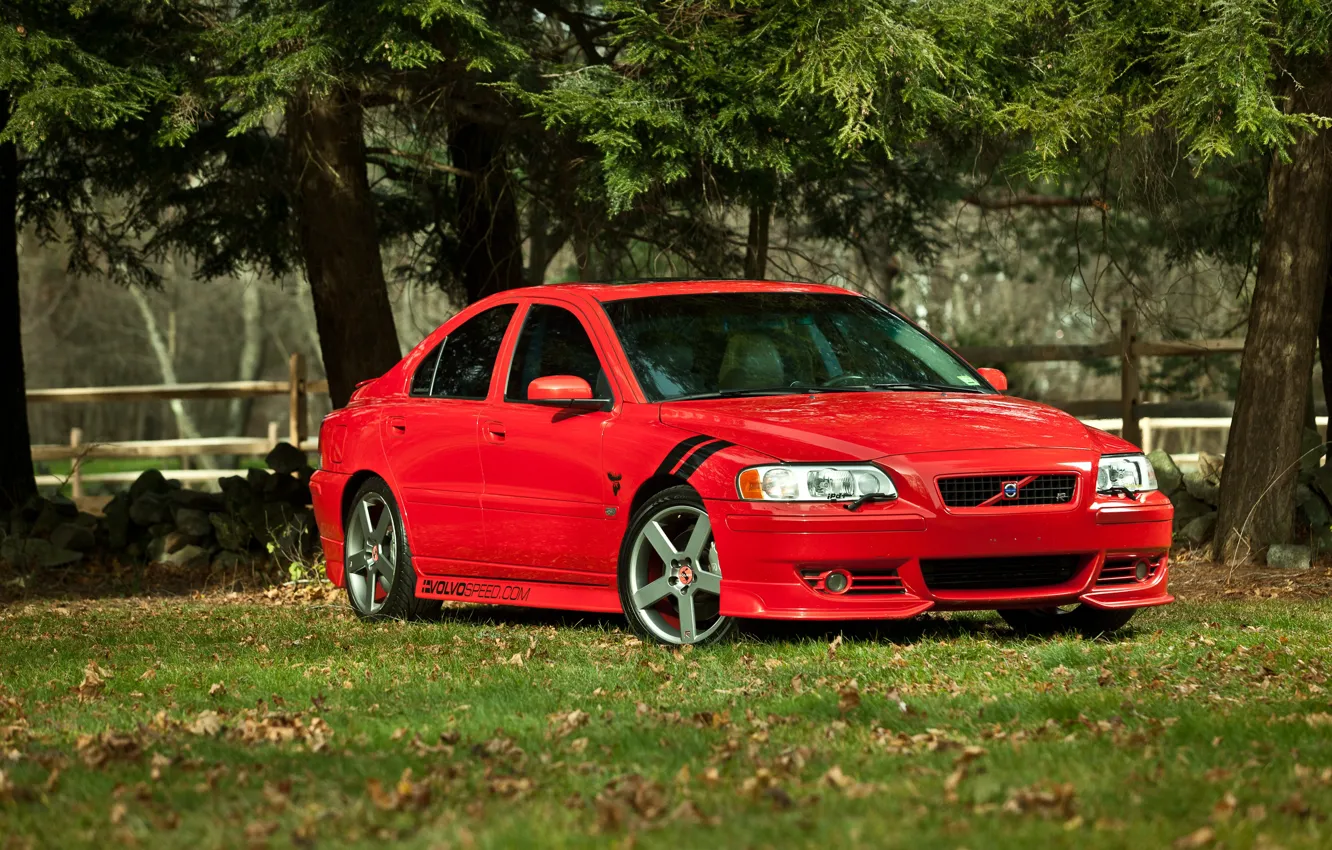 Фото обои Red, Wheels, S60R