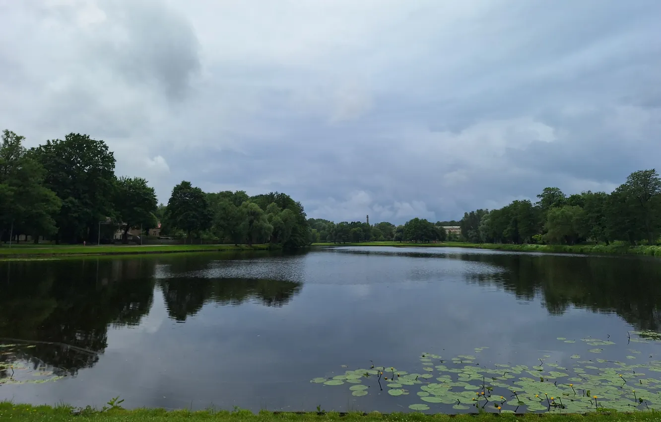 Фото обои Parks in Latvia, Lakes in Latvia, Latvijas Parks, Māras dīķis (park), Parku Latviesu