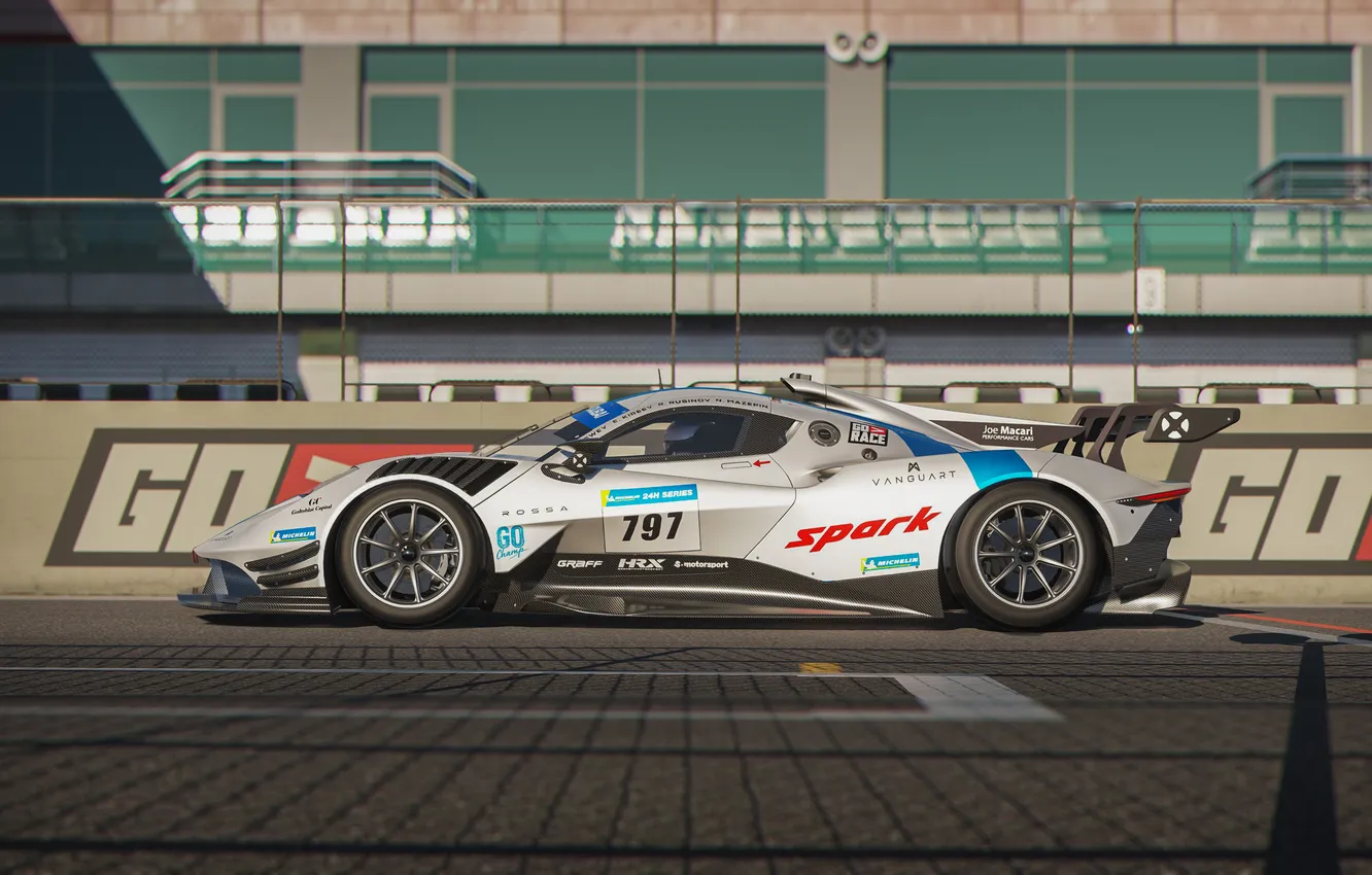 Фото обои автоспорт, Автосимулятор, GoRace, Rossa