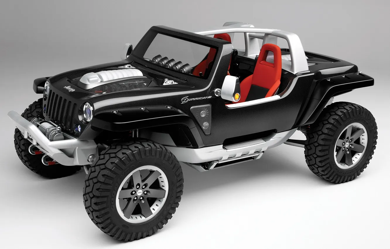 Фото обои джип, концепт, Jeep Hurricane Concept