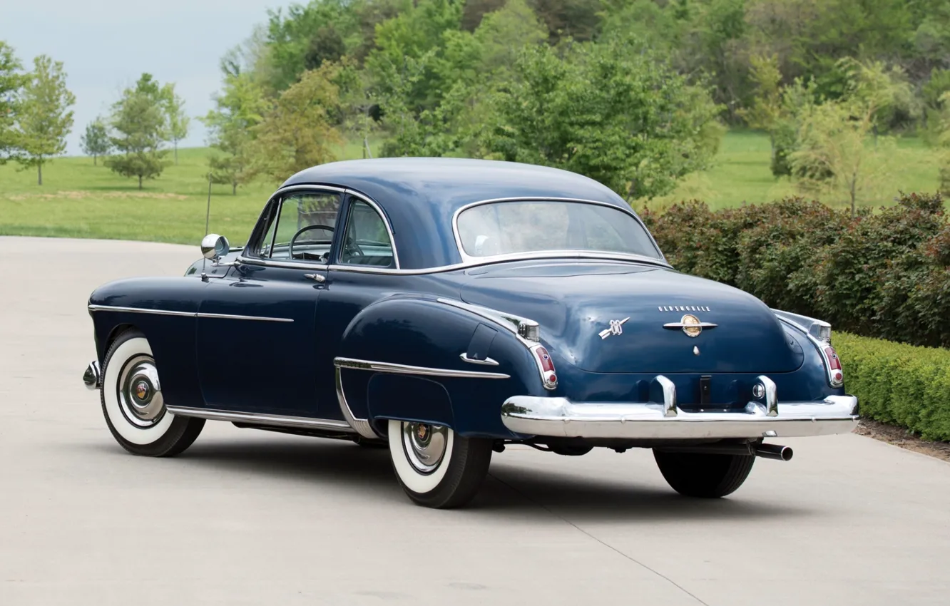 Фото обои вид сзади, Coupe, 1950, Oldsmobile, Олдсмобиль, Futuramic, 88 Club