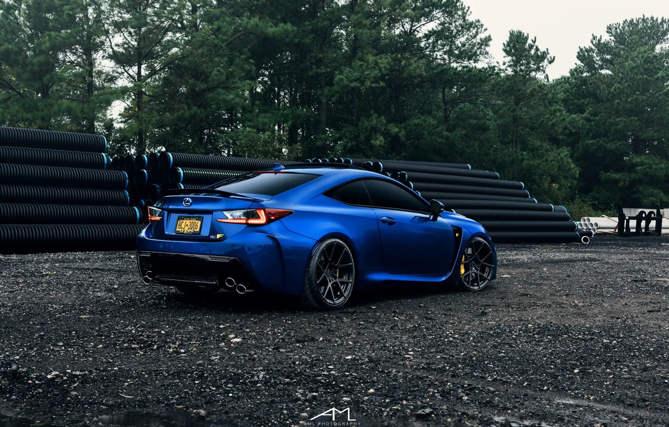 Фото обои lexus, blue, лексус, rc