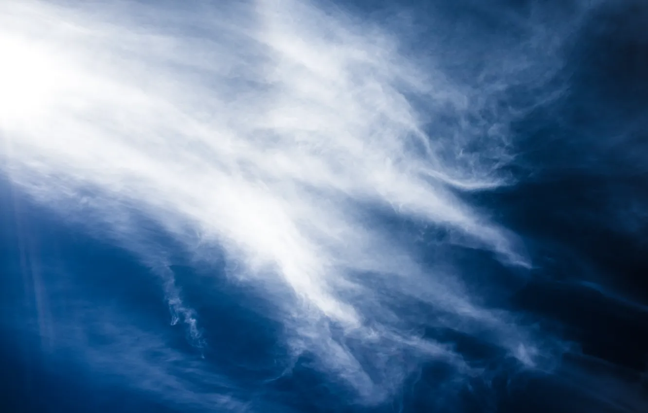 Фото обои небо, облака, перисто-слоистые