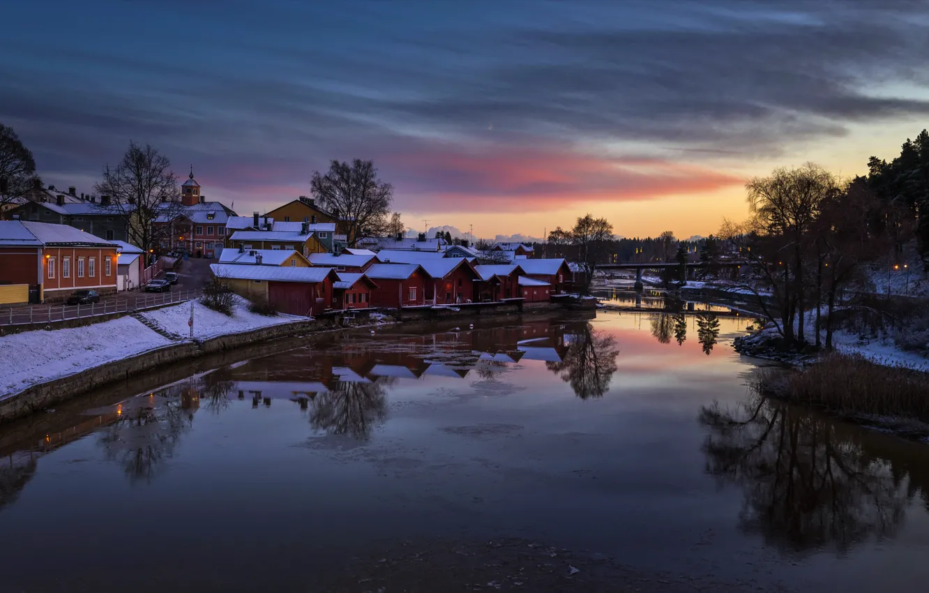 Фото обои Porvoo, Prästgårdsbacken, Newland