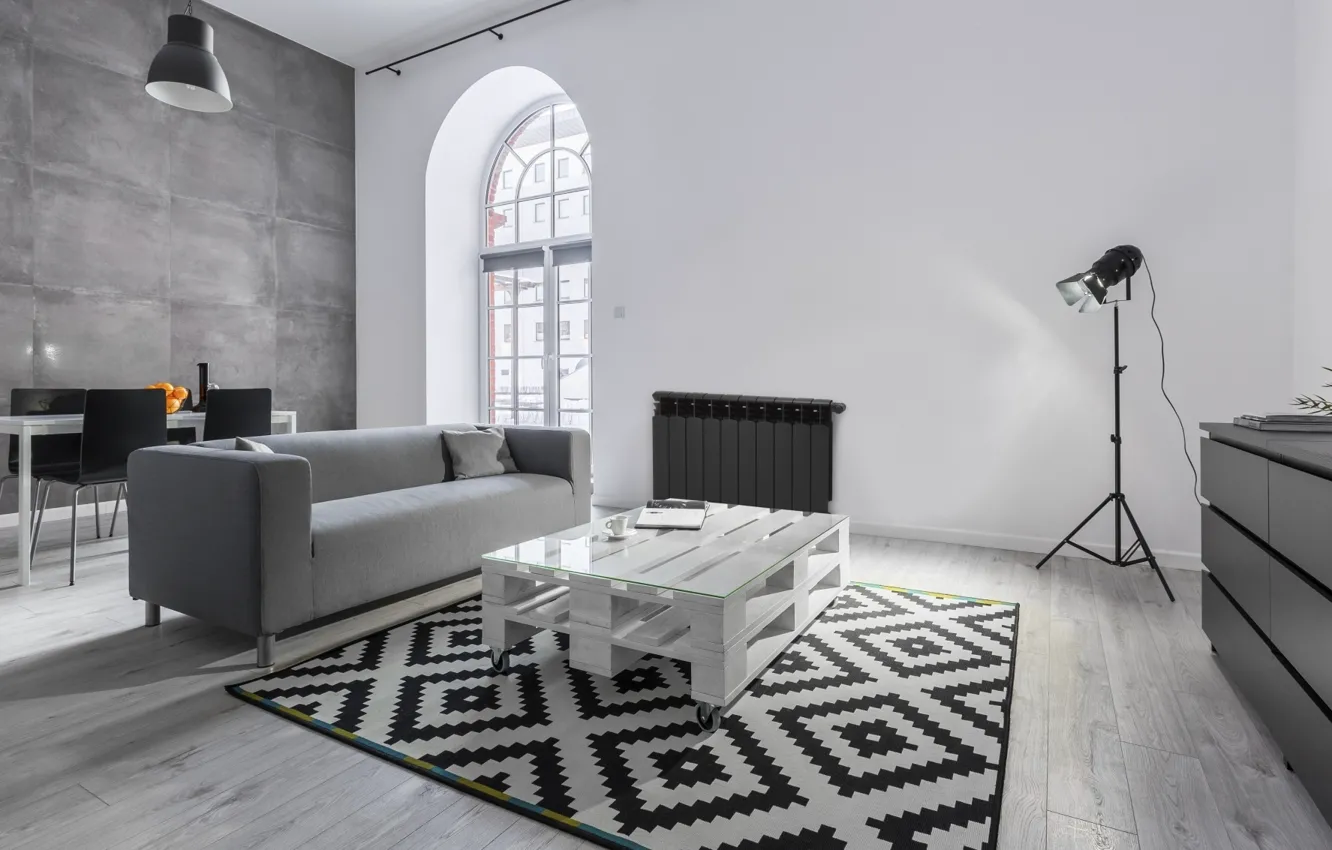 Фото обои дизайн, стиль, интерьер, black, гостиная, столовая, aluminium