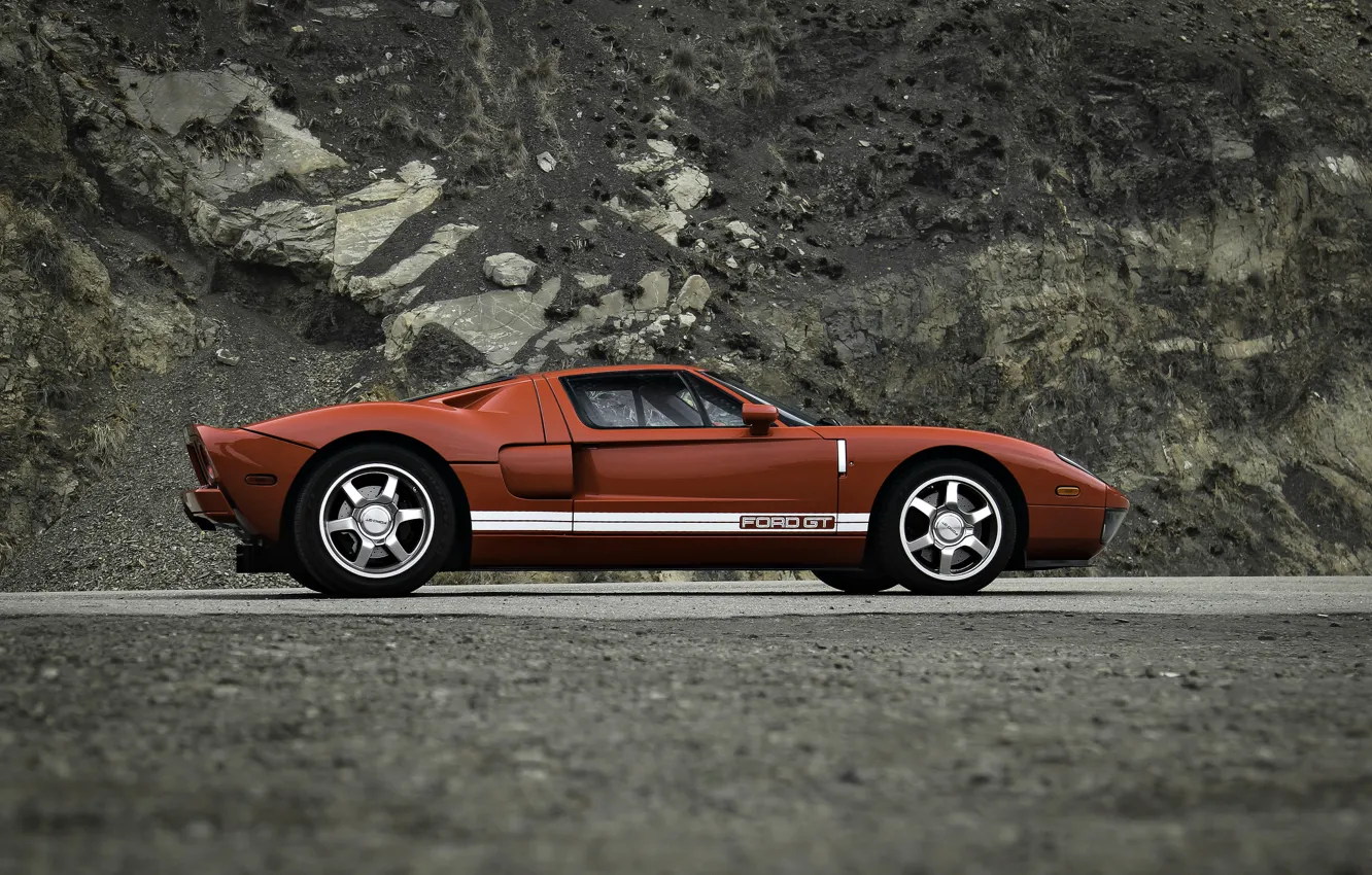 Фото обои Ford, red, wheels, Ford GT2
