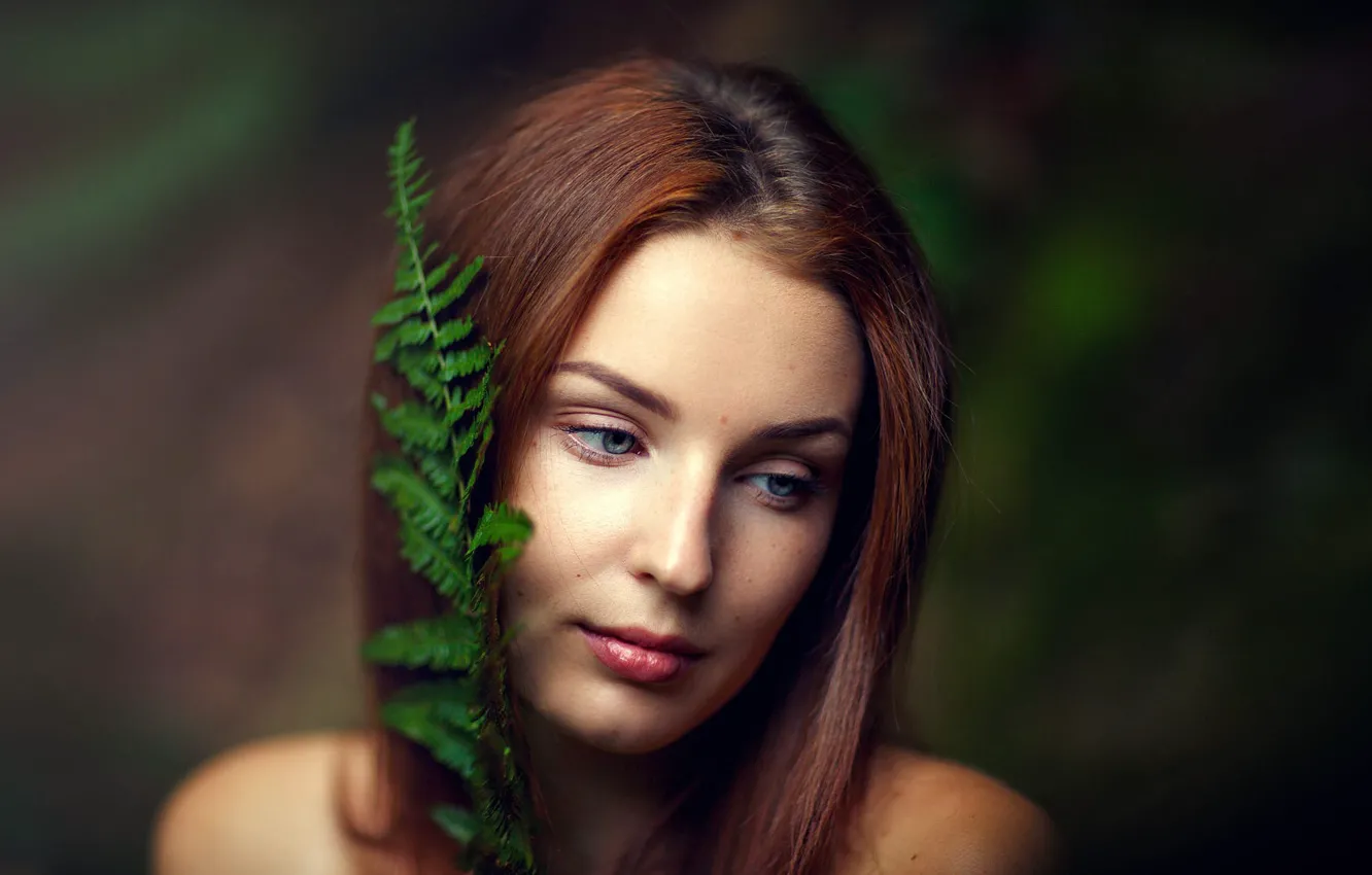 Фото обои нежность, губки, прелесть, Peacefuil Forest