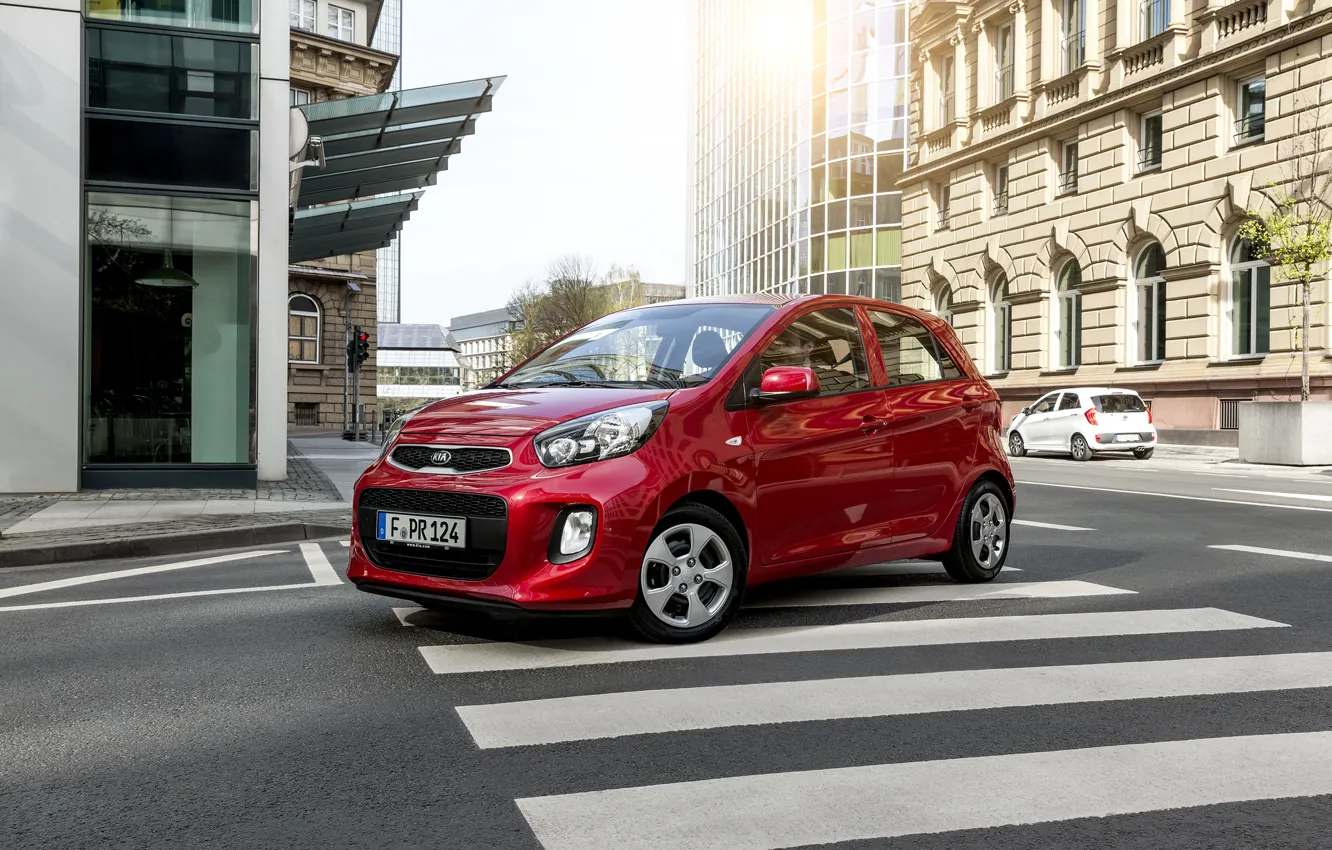 Фото обои Kia, киа, 5-door, 2015, Picanto, пиканто