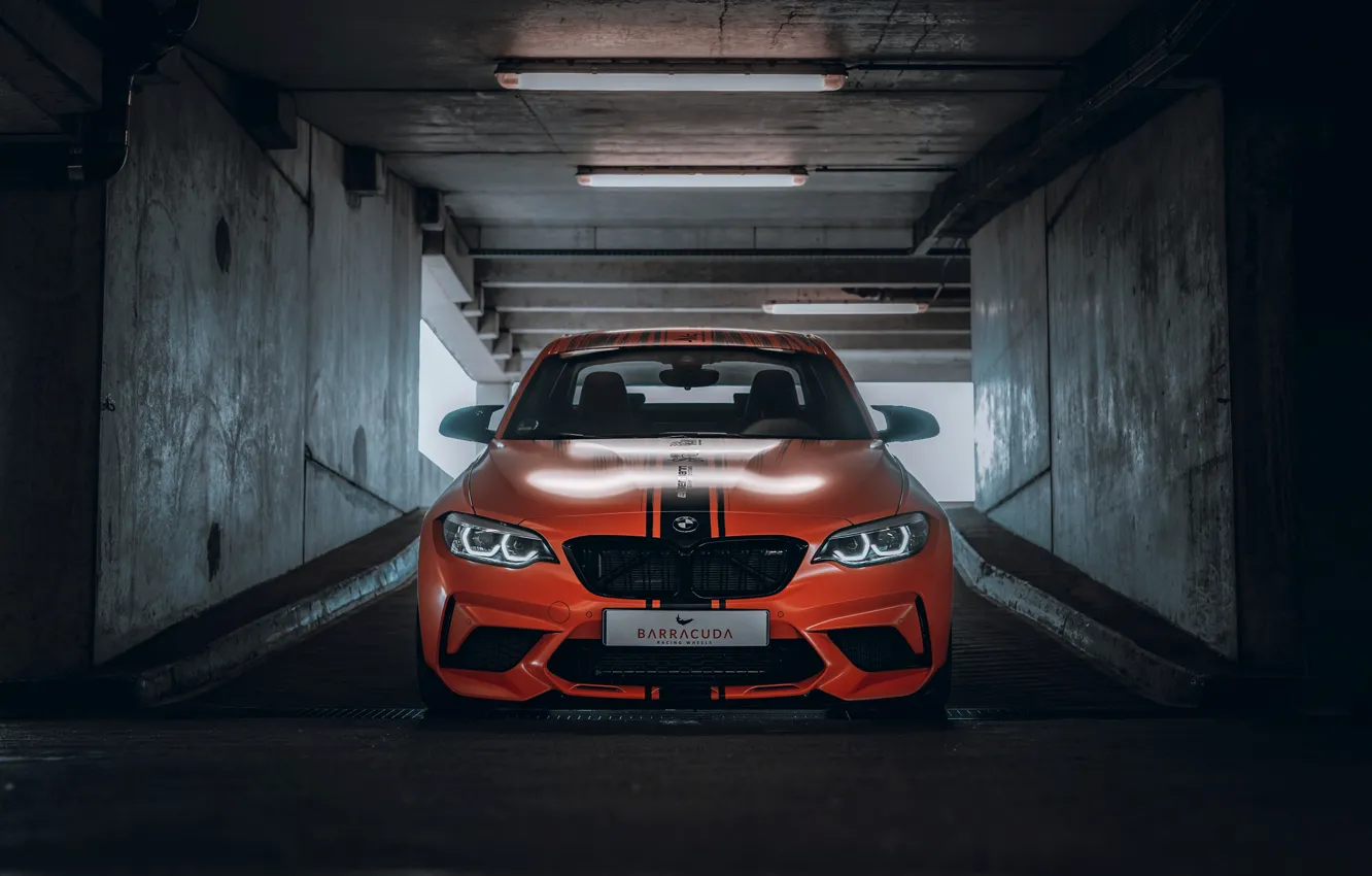 Фото обои тюнинг, купе, BMW, вид спереди, 2020, F87, M2, BMW M2