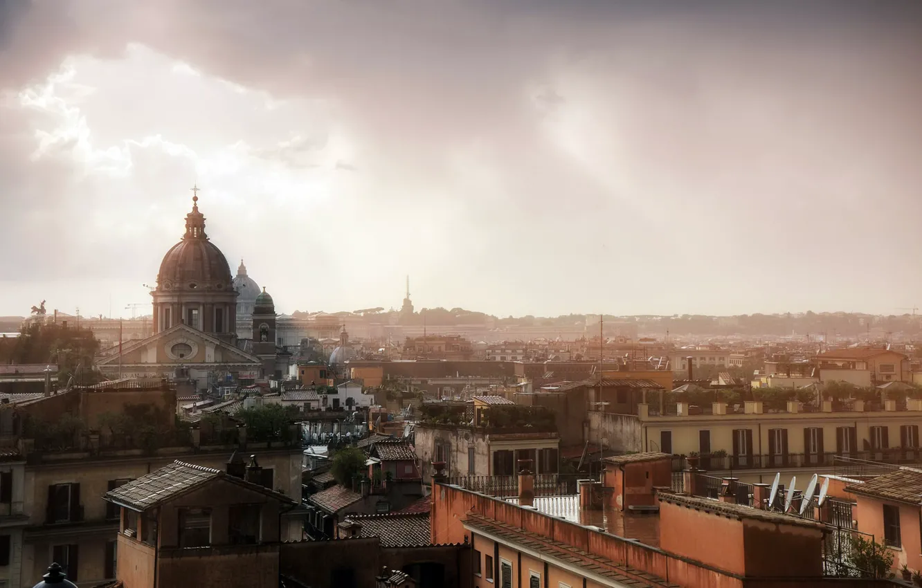 Фото обои город, фон, Vatican