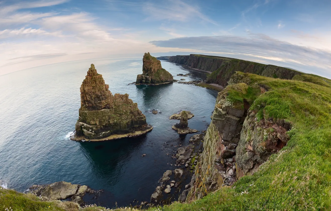 Фото обои sea, ocean, cliff