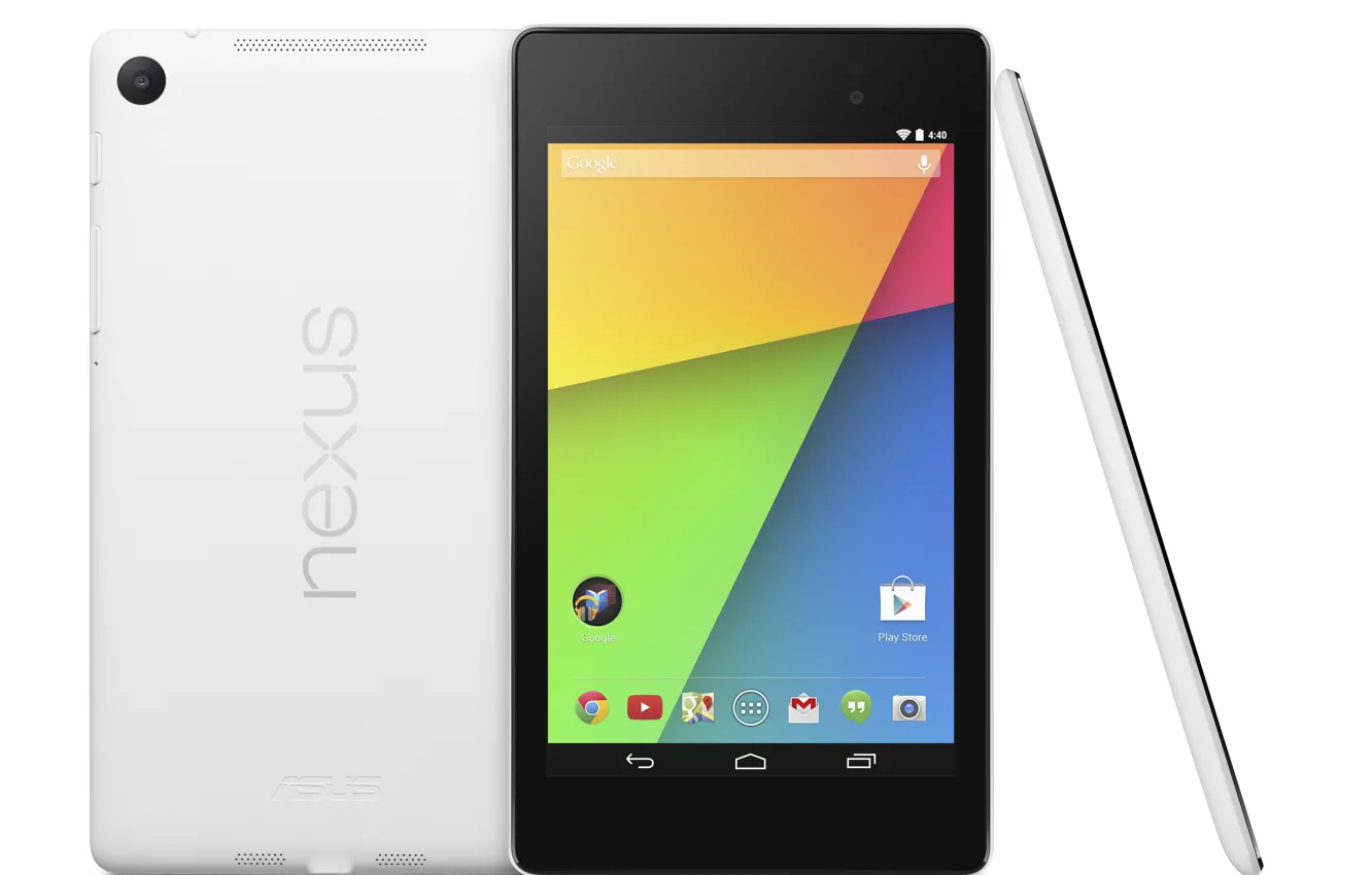 Фото обои Белый, Android, Андроид, Google, White, 2013, Планшет, Tablet