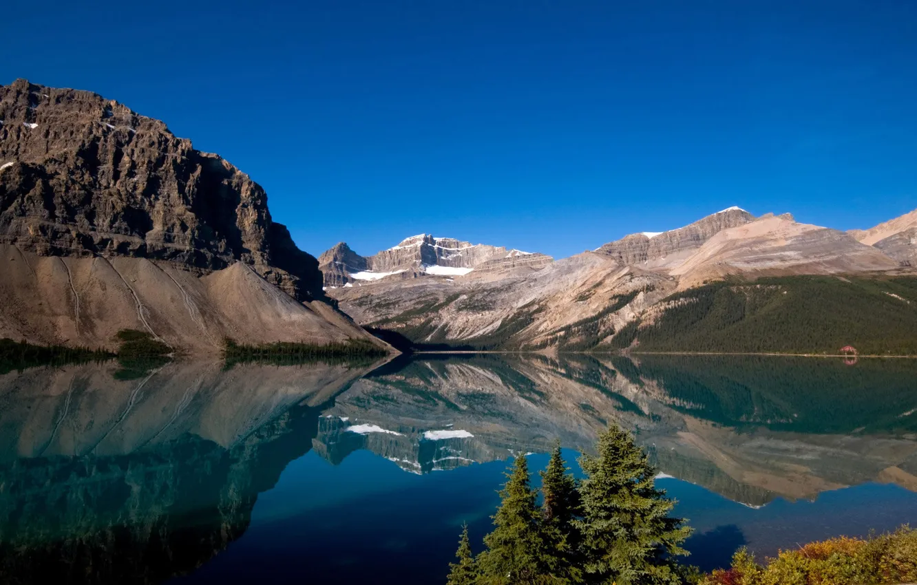 Фото обои пейзаж, горы, природа, озеро, Канада, национальный парк