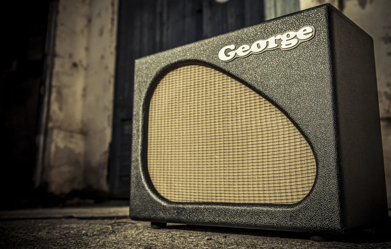 Фото обои макро, фон, Amplificador de guitarra