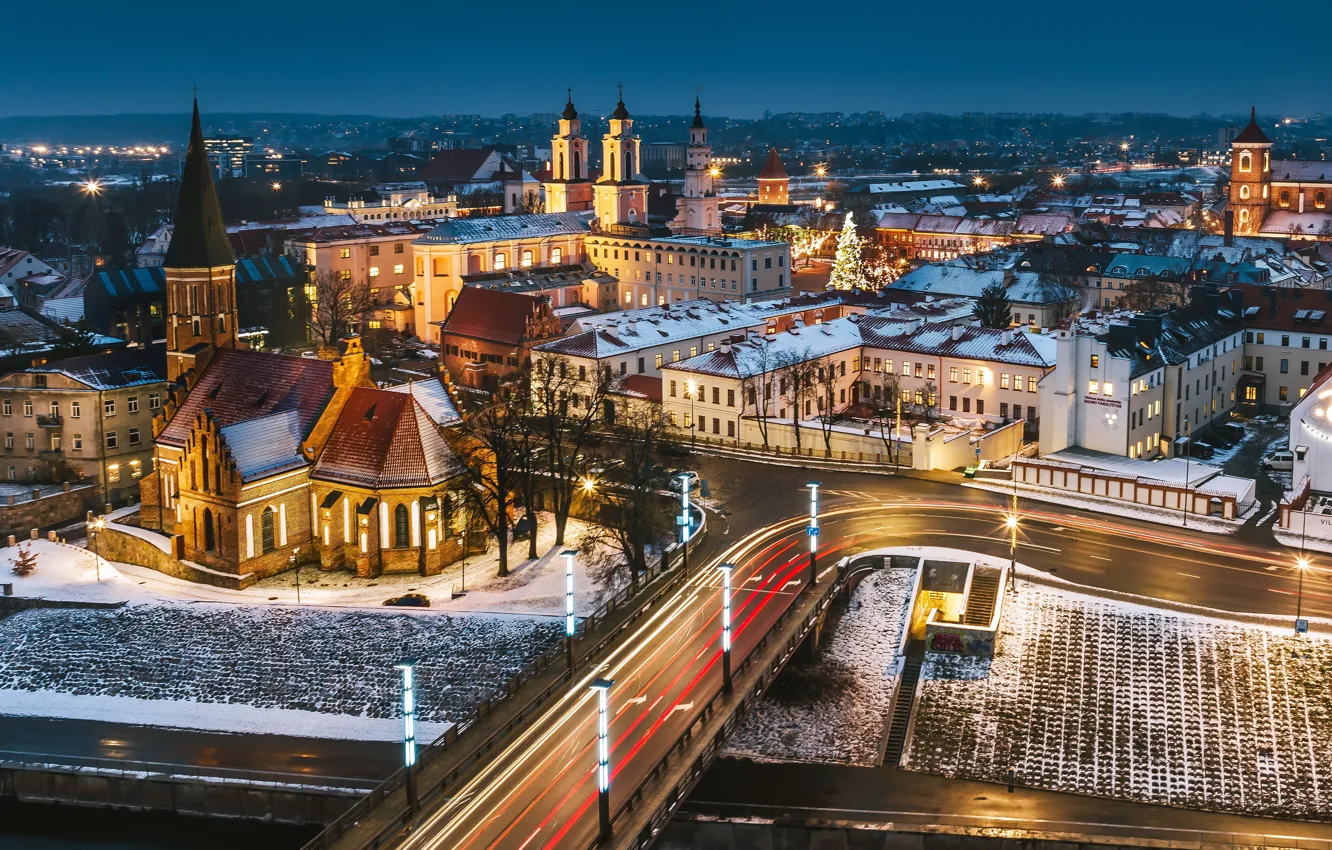 Фото обои Lietuva, Kaunas, Senamiestis