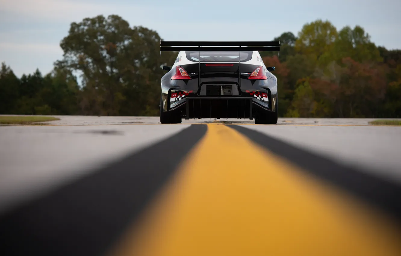 Фото обои Concept, Nissan, вид сзади, 370Z, 2019, Global Time Attack TT