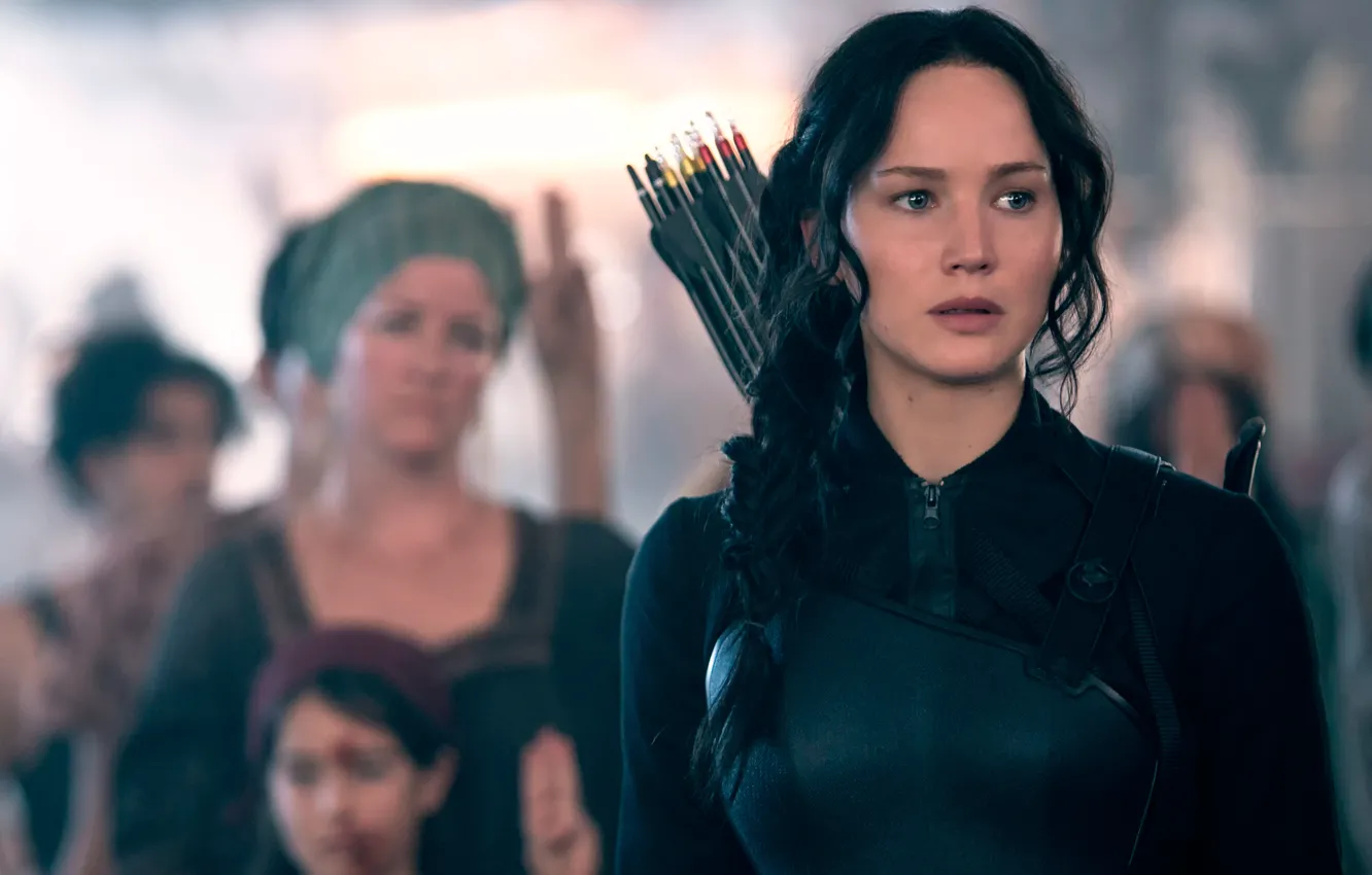 Фото обои Jennifer Lawrence, Katniss, The Hunger Games:Mockingjay, Голодные игры:Сойка-пересмешница