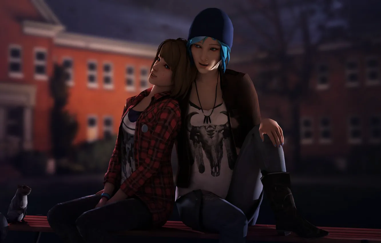 Фото обои Game, Max, Price, Хлоя, Chloe, Макс, Life Is Strange, Caulfield
