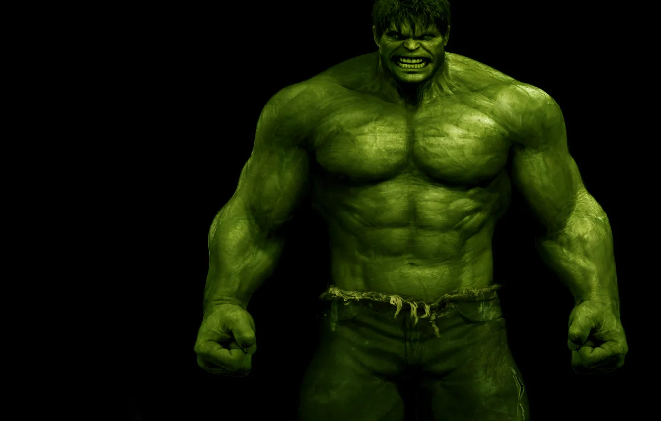Фото обои гнев, зеленый, злой, Невероятный Халк, The Incredible Hulk