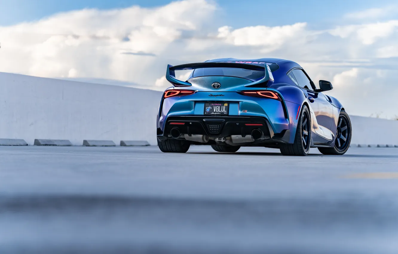 Фото обои toyota, Supra, widebody, Liberty Walk