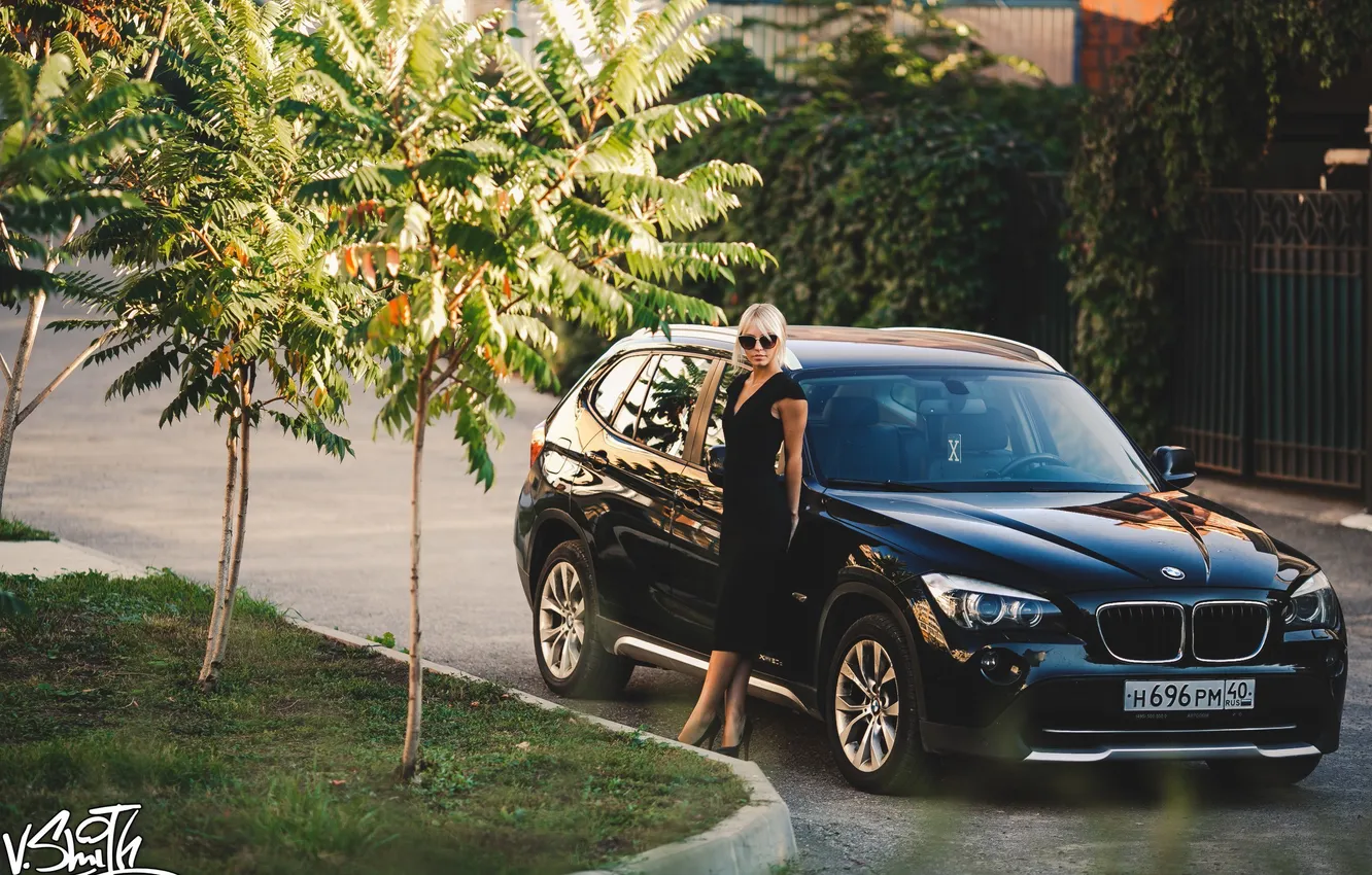 Фото обои девушка, BMW, БМВ, фотограф, girl, photography, photographer, Владимир Смит