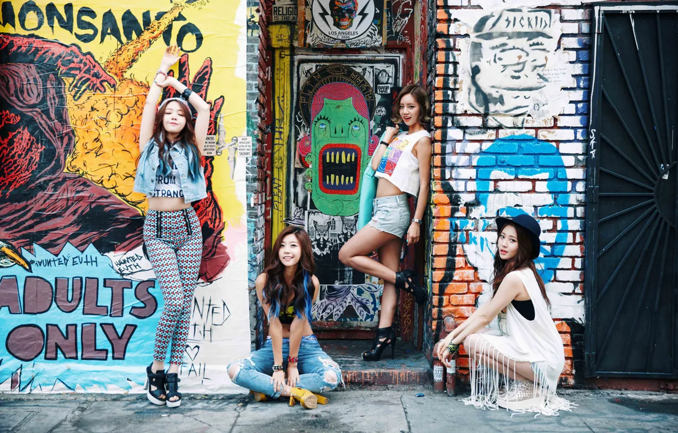 Фото обои музыка, девушки, азиатки, Южная Корея, певицы, Girls Day, K-pop